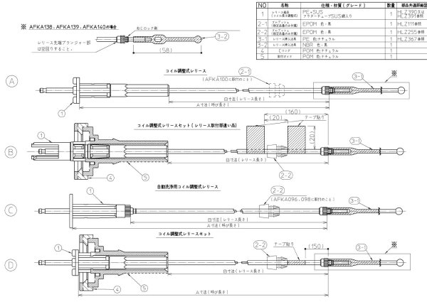 画像1: AFKA092N1【TOTO】　レリ－スAF（L＝1019.5） (1)