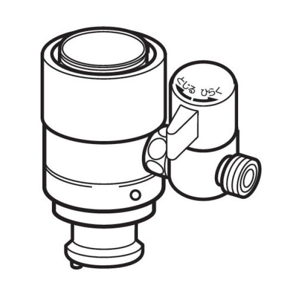 NSJ-SXP8+AUADセット 分岐水栓 【ナニワ製作所】 - 配管資材の材料屋 