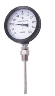 S28C4-100-50 防水型バイメタル温度計ストレ－ト型のことなら配管資材 