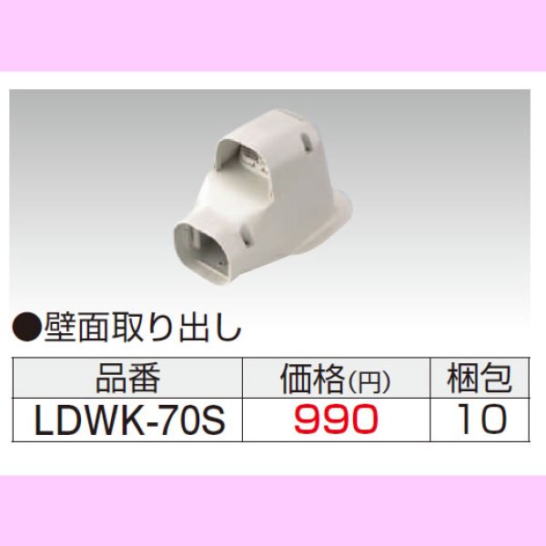 画像1: LDWK  ウォ－ルコ－ナ－換気エアコン用　スリムダクト因幡電工 (1)