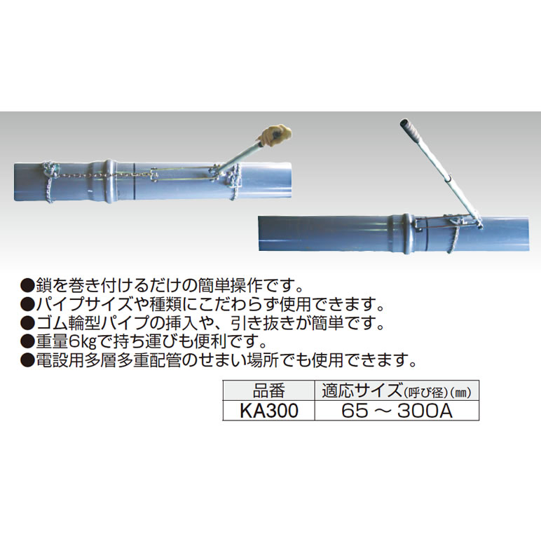 MCC 塩ビ管挿入機 200 PIS200